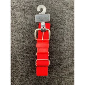 All Star‎ Red Elastic Belt With Silver Buckle For Youth Kids Baseball Softball